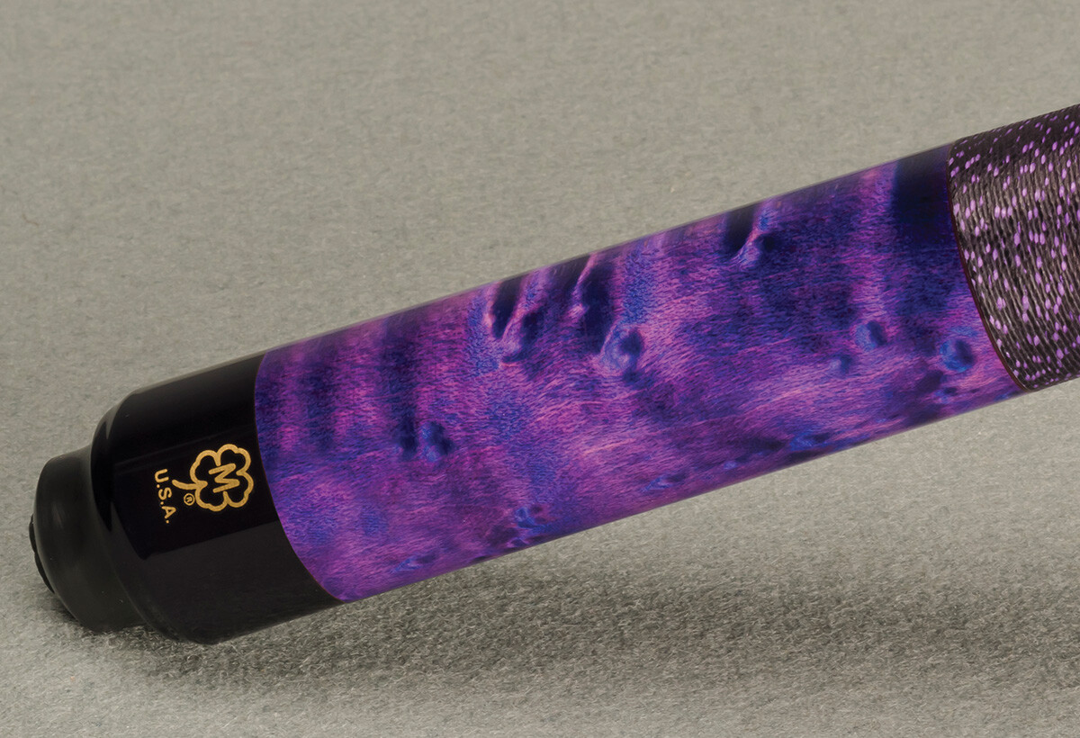 McDermott Cue GS15 Blue/Purple Stain - Joint Protectors Included - Free Shipping
