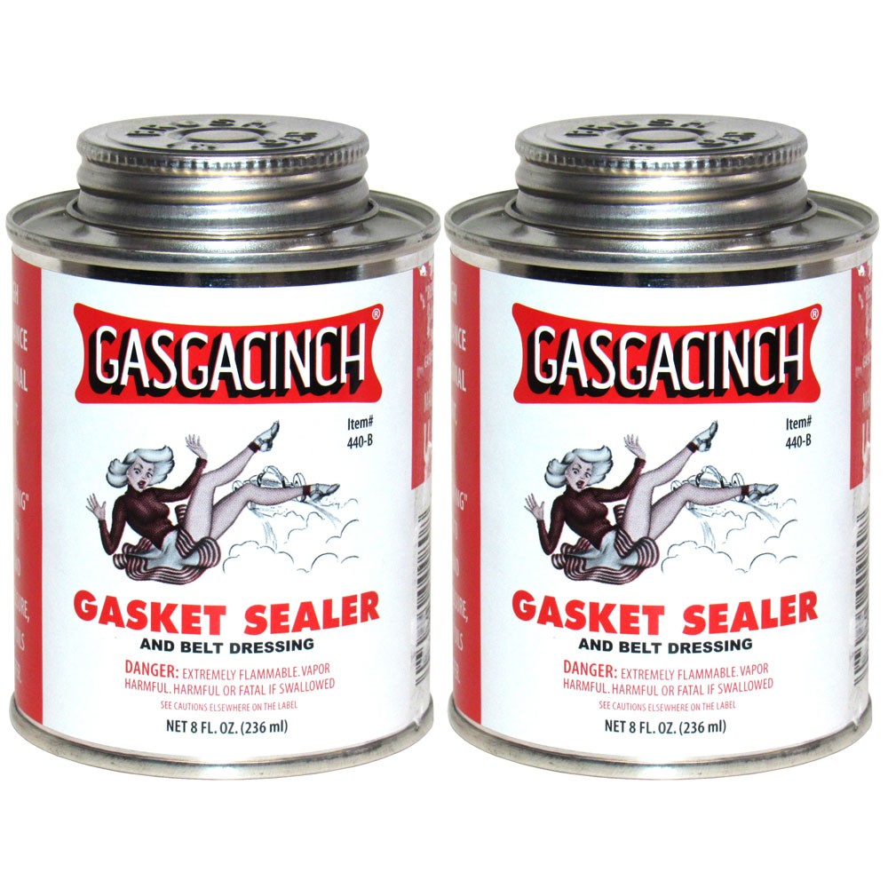 Gasgacinch Gasket Sealant 440-B(2-PACK); Gasgacinch 8.0 oz. Brush On