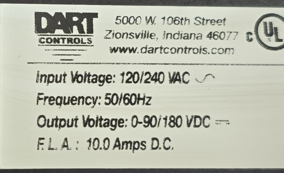 Dart Controls DC 153D-200E-29-W3447