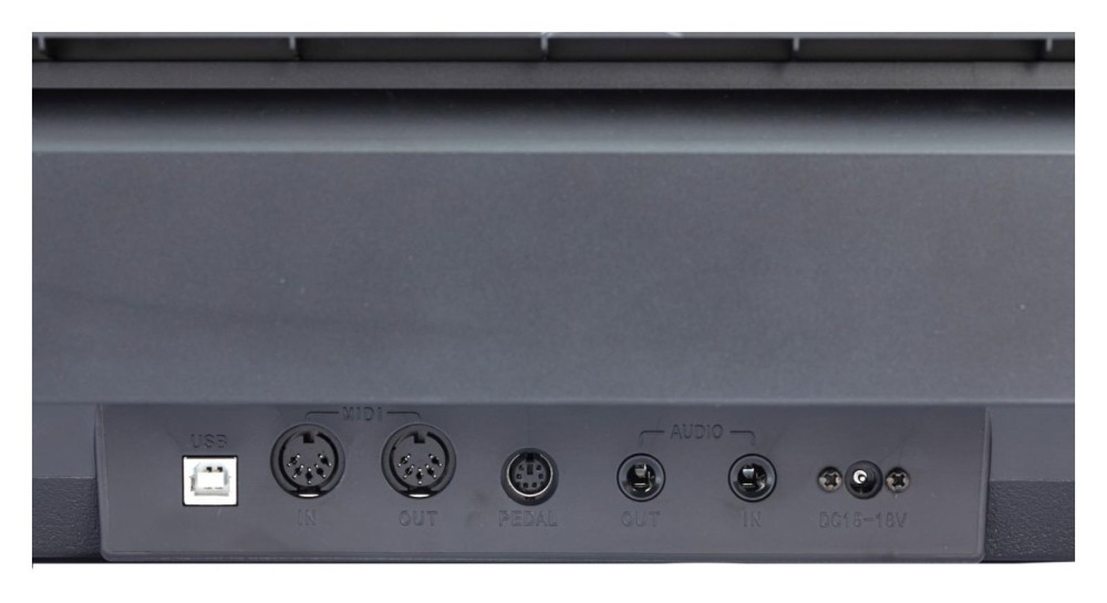 Technopiano TP 100H Digital Piano, Bluetooth, Black Color, Sound Of E