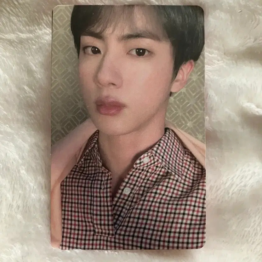 BTS Jin Photocard K-pop Fan Merchandise Lightly Used