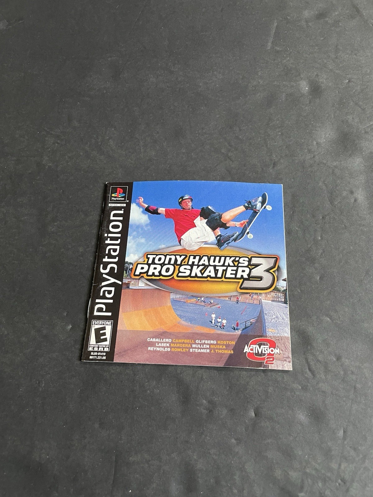 tony hawk 3 ps1 manual