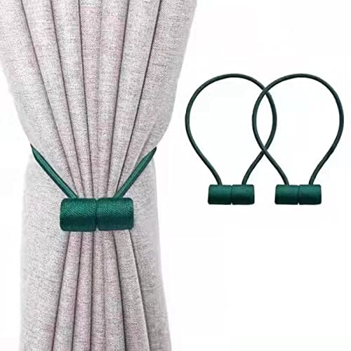 Window Treatment Magnetic Curtain Holdbacks Clip VS Strong Magnets 13 Teal