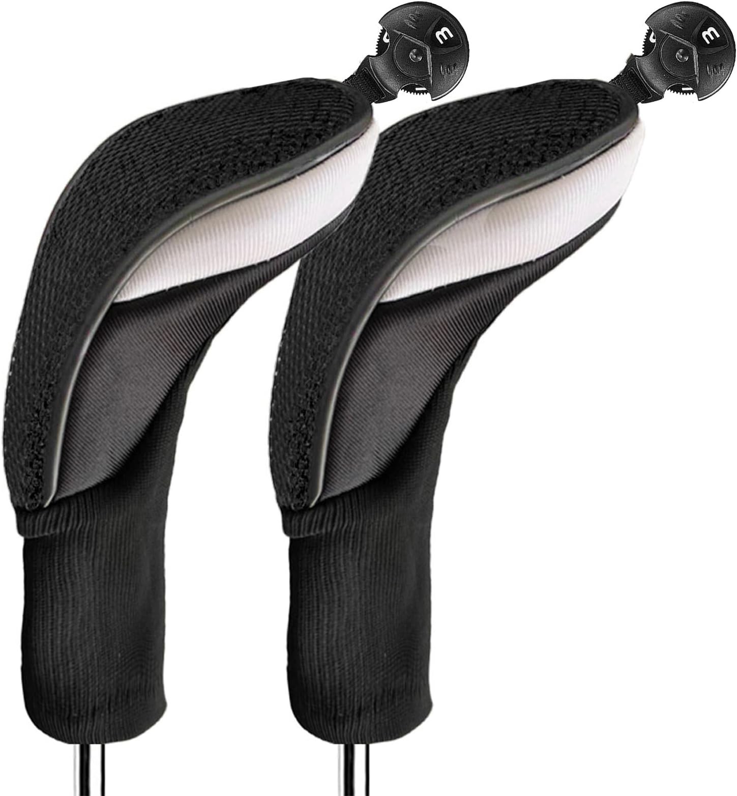 Amy Sport Golf Club Head Covers with Long Neck Set | Driver Fairway Hybrid Se...