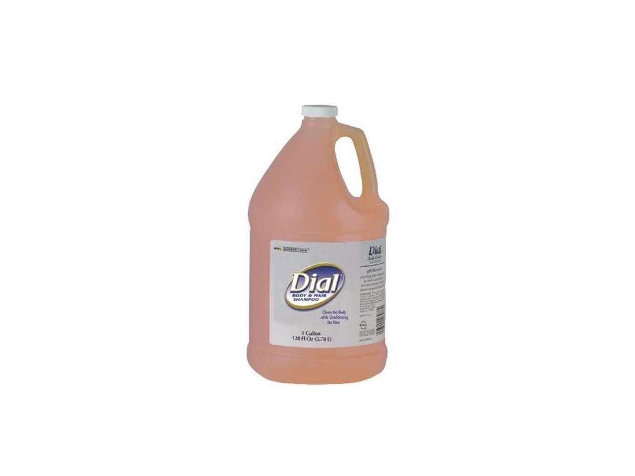 Body and Hair Shampoo, 1-gal Bottle, Gender-Neutral Peach Scent