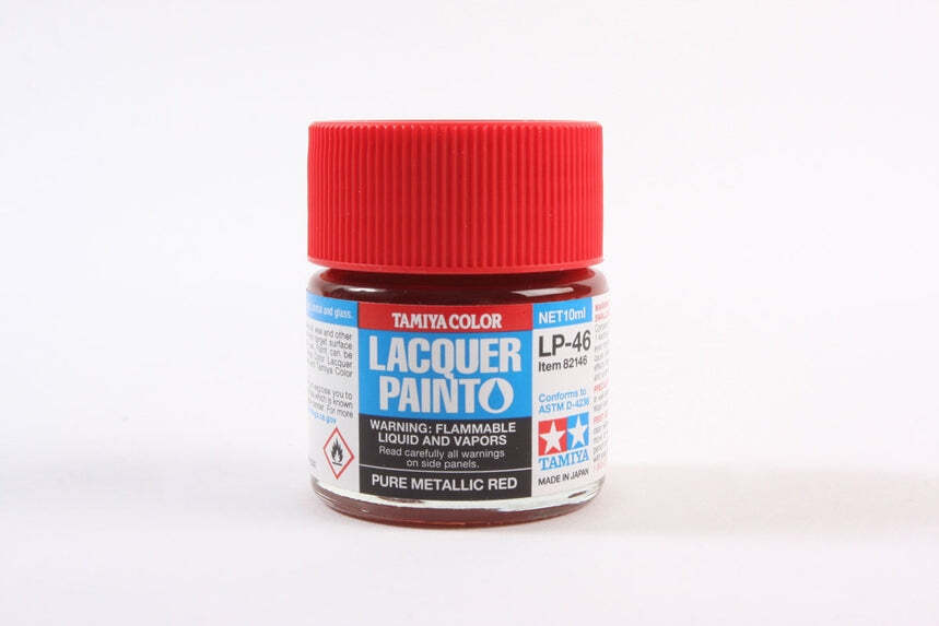 Tamiya 82146 LP-46 Pure Metallic Red Lacquer Paint 10ml TAM82146 - US