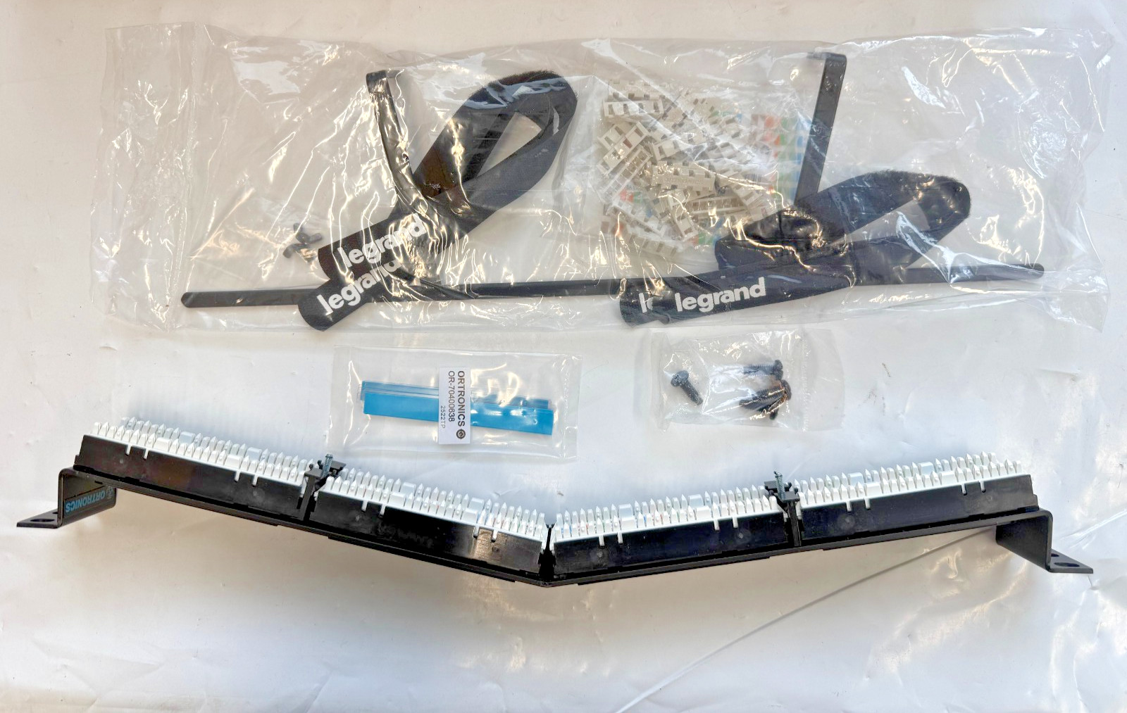 ORTRONICS OR-PHA66U24 Clarity 6 Angled 24-Port Category 6 Patch Panel