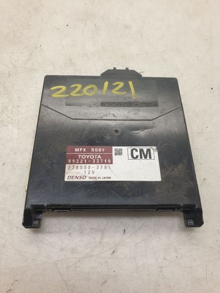 2013 LEXUS ES300H 2.5L CHASSIS ECM MULTIPLEX NETWORK BODY CONTROL MODULE