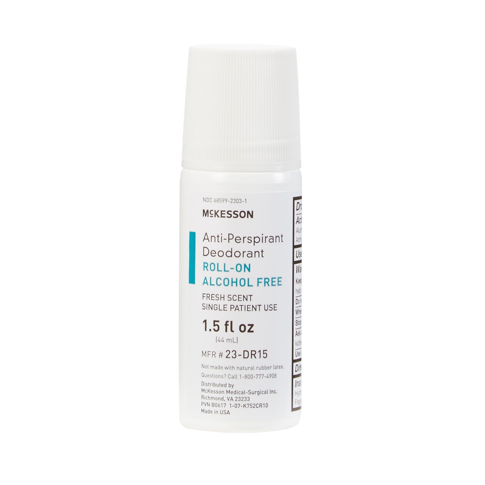 McKesson Roll-On Antiperspirant / Deodorant 1.5 oz. Fresh Scent 23-DR15 1 Each
