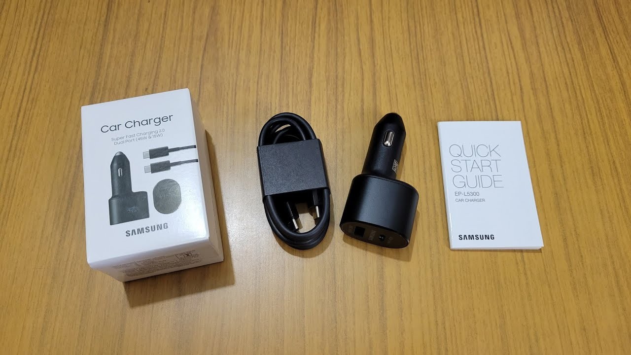 *Lot of 3pcs* Samsung Dual Port Super Fast Charging Car Charger + USB-C Cable