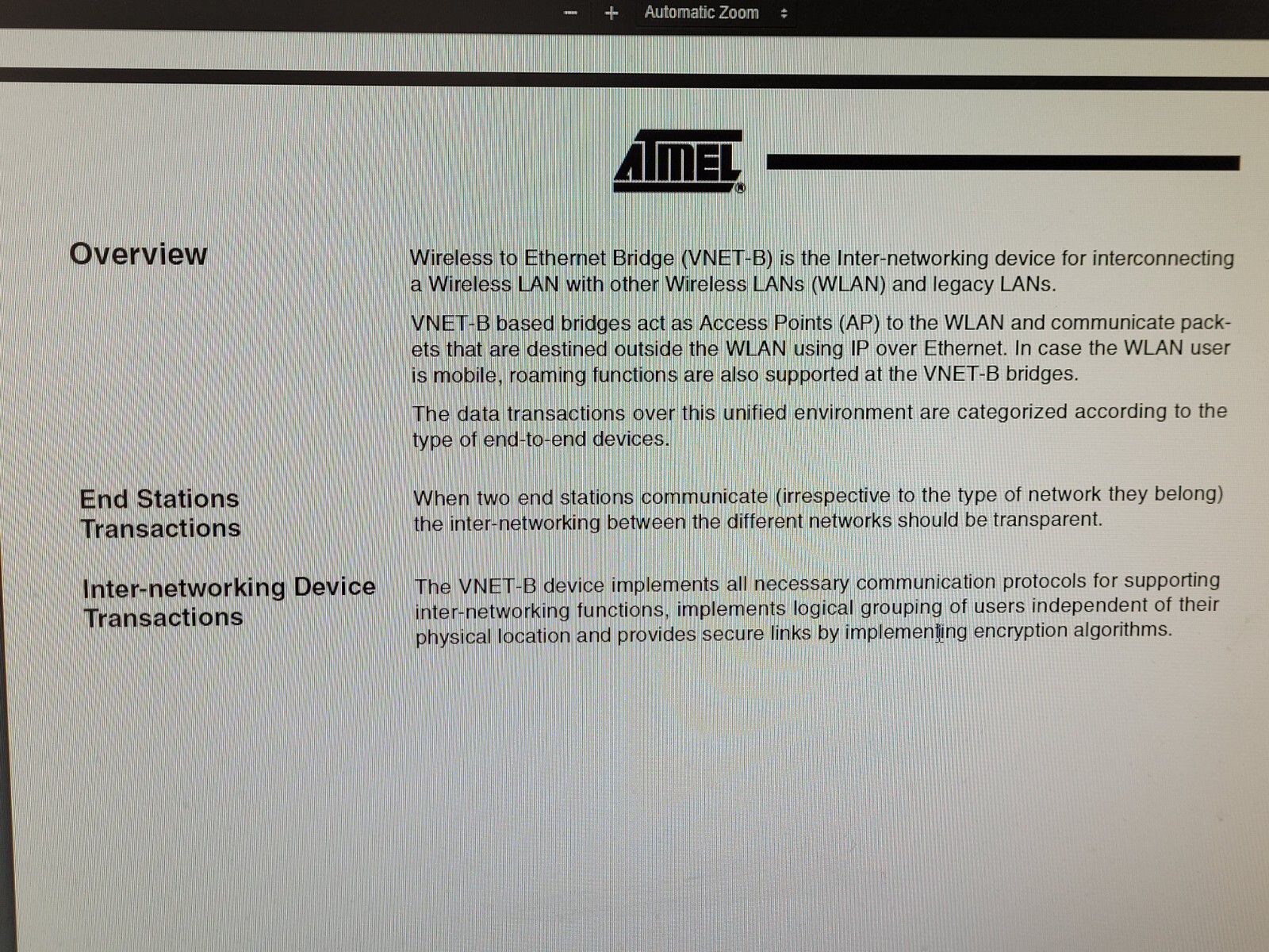 (1 PC) AT76C510 ATMEL Ethernet to Wireless Bridge-on-a-Chip