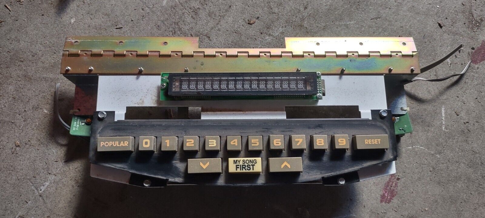 rowe starglow arcade jukebox keypad pcb parts #18