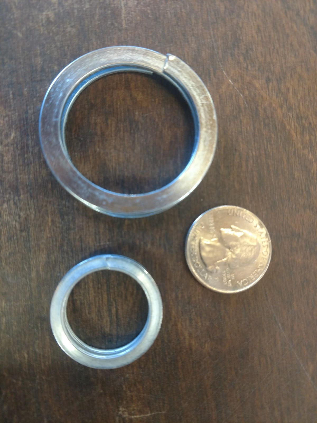 30 MINI SPLIT RINGS TRAPPING RACCOON BOBCAT FOX TRAP SNARING