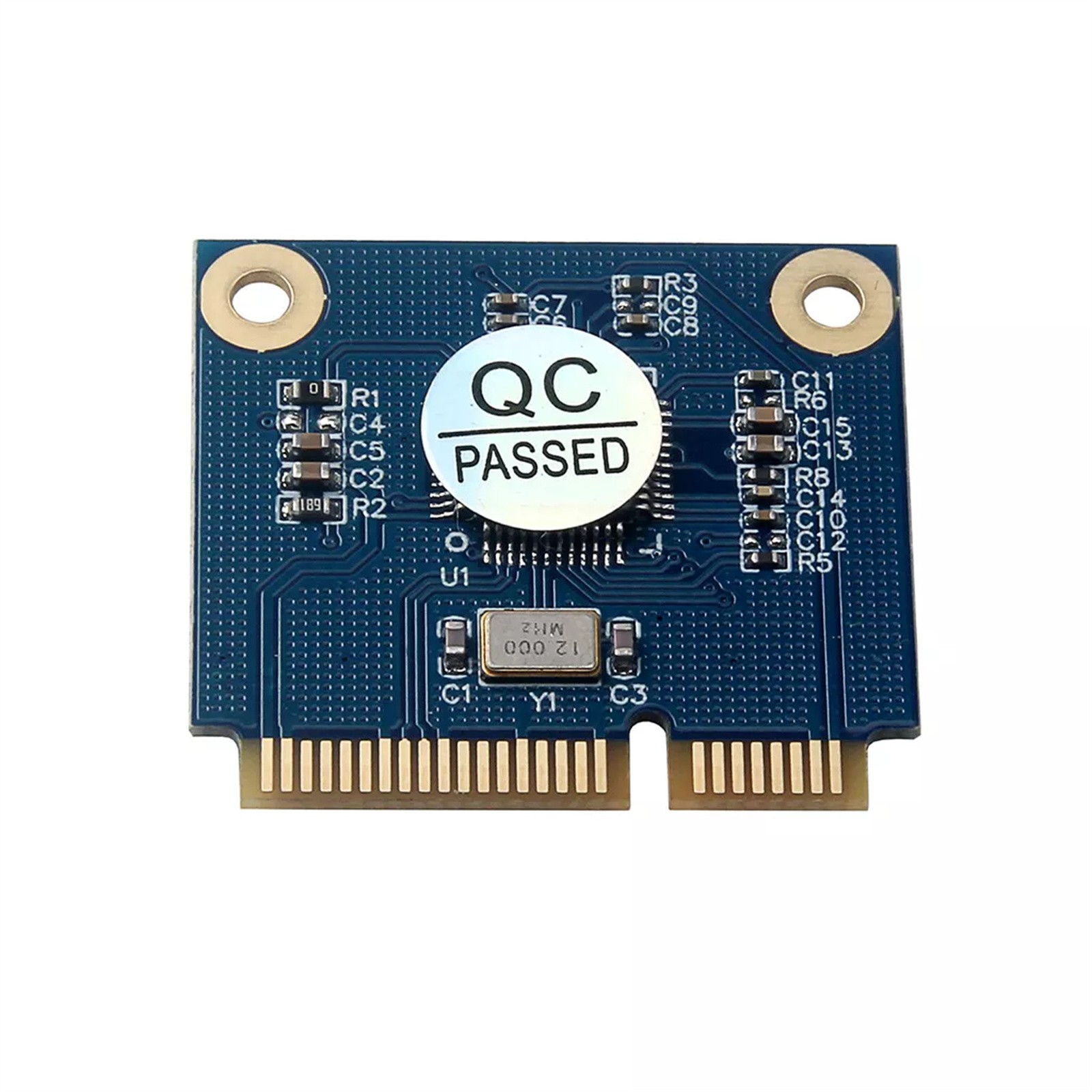 Mini pci-e to 2 TF adapter card USB 2.0 based PCI Express Half-Mini Card
