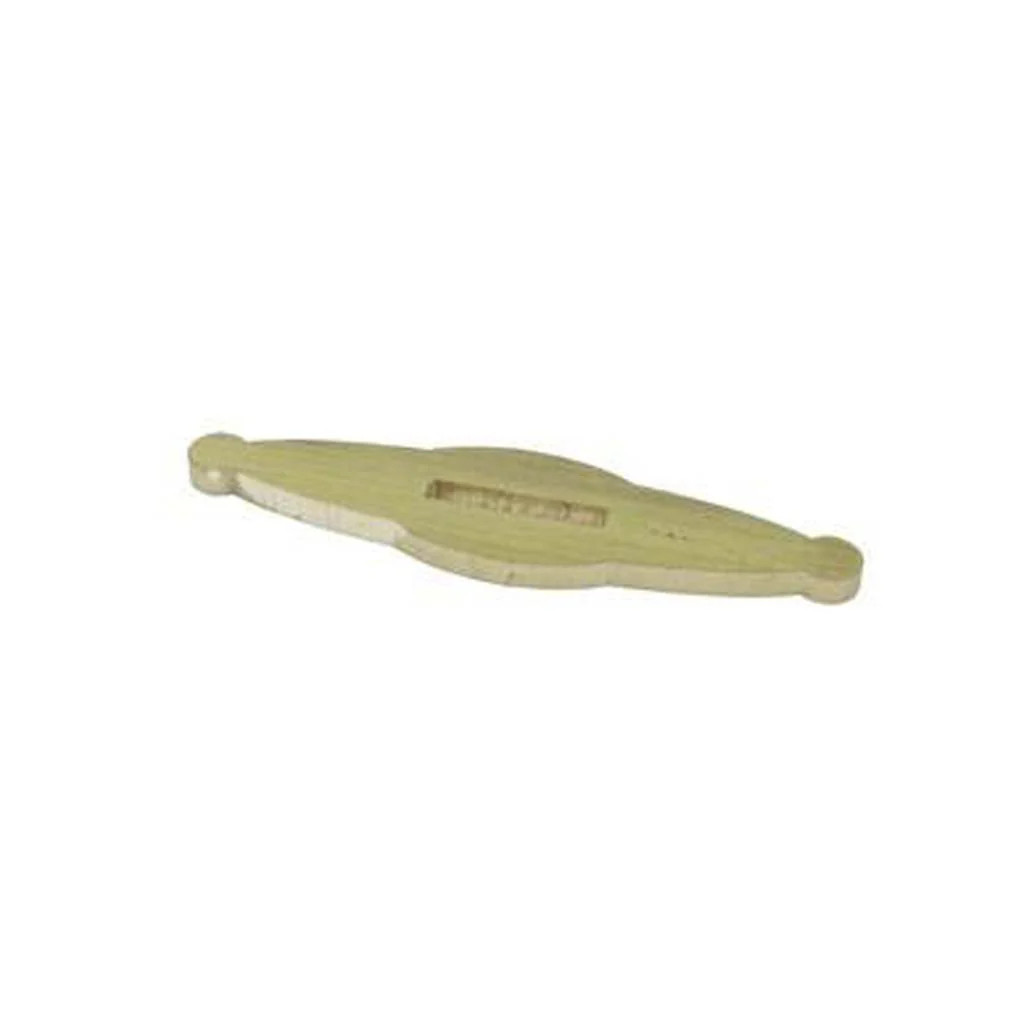 NG526 Double Branch Smooth Brass Guard-7/8" x3.5"x 3/16"  Slot .185 x..600"  USA