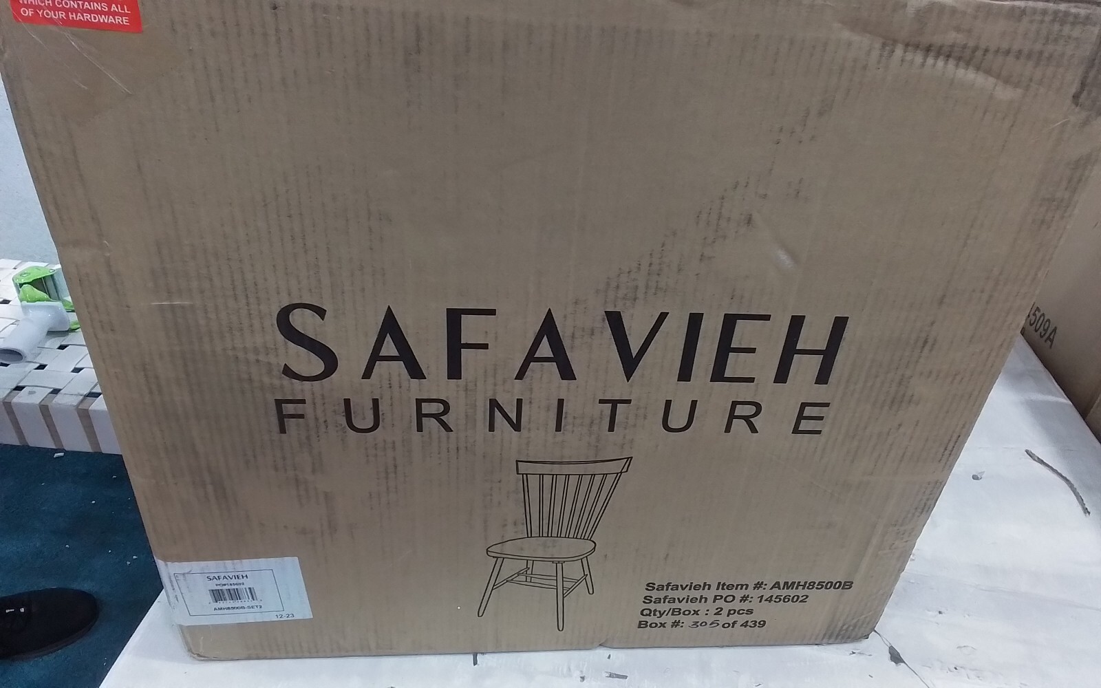 Safavieh PARKER SPINDEL SIDE CHAIR, Reduced Price 2172737709 AMH8500B