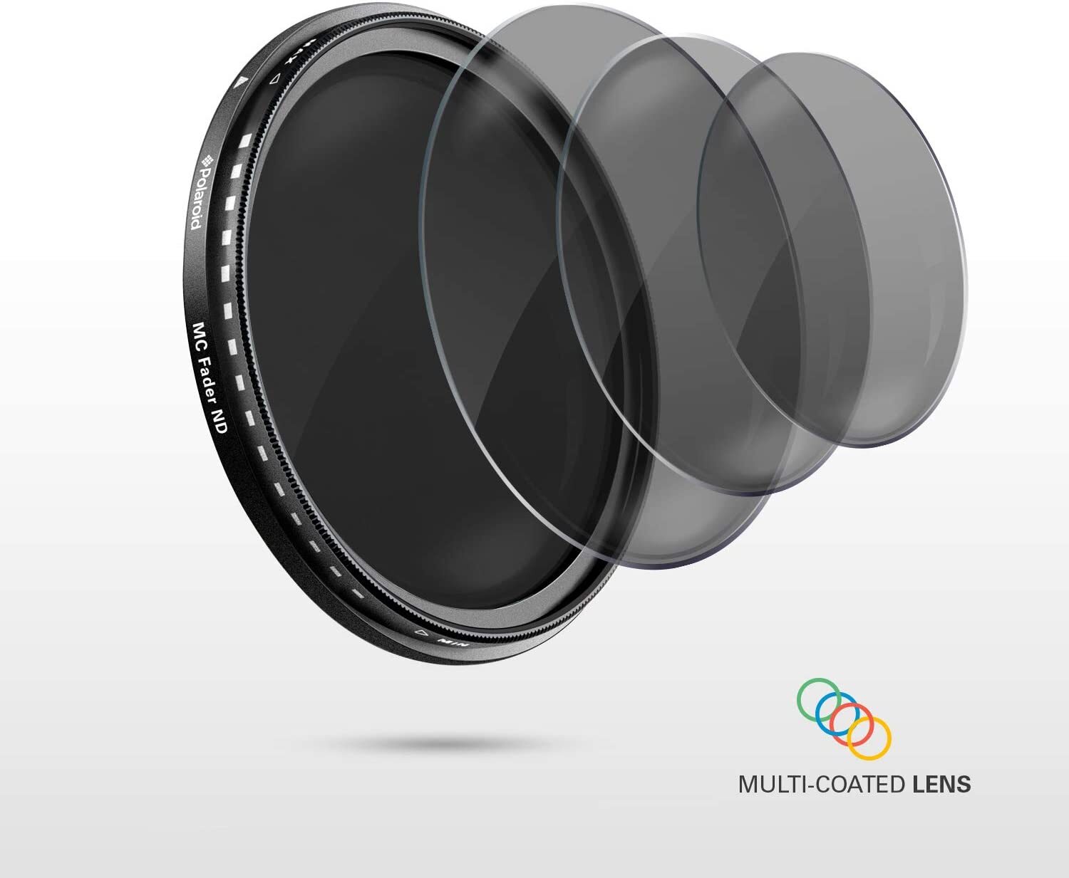 Polaroid Optics 58mm Variable Range ND2-ND2000 Neutral Density (ND) Fader Filter