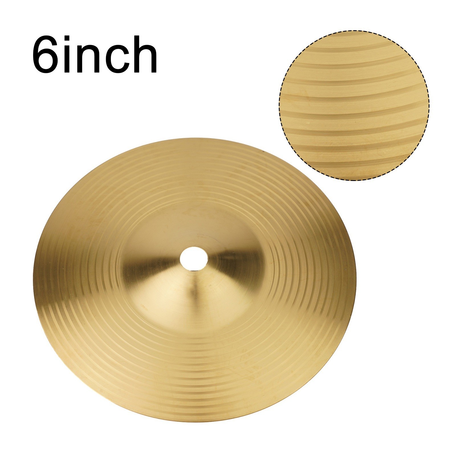 High Grade Brass Cymbals for Drummers at All Levels (6 8 10 12 14 16 Inch)