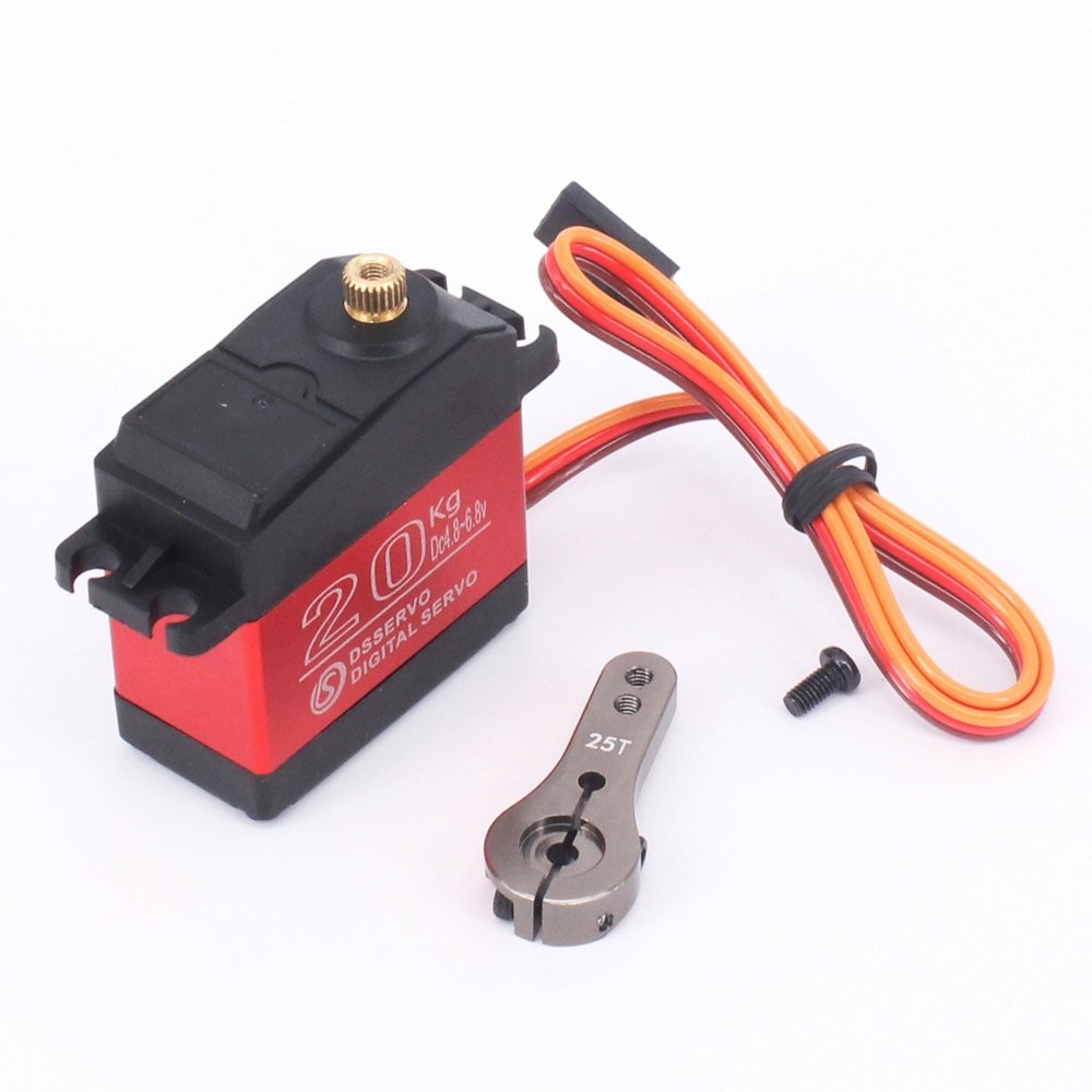 ZOSKAY Servo High Torque Metal Gear Standard Digital Servo 25KG/0.13S 6.8V fo...