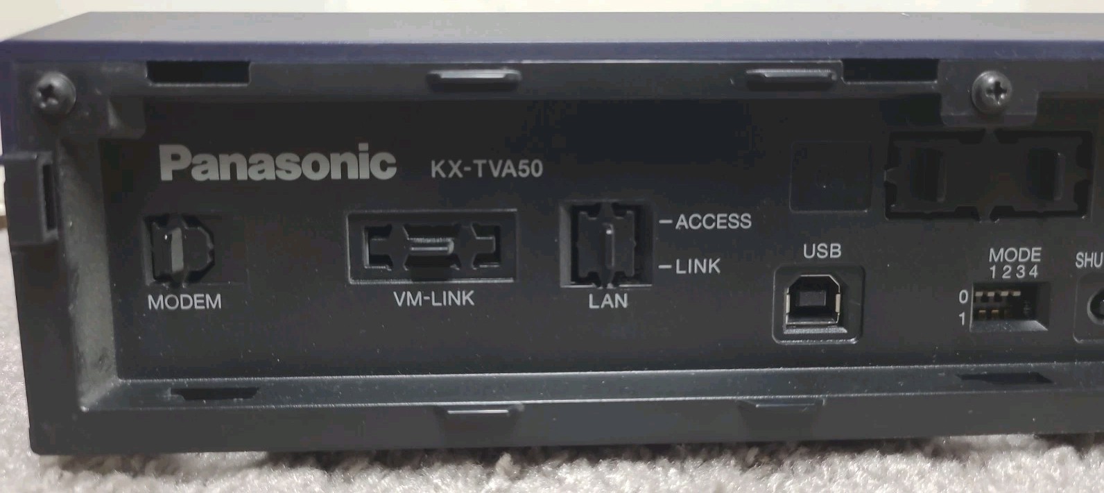 Panasonic KX TVA50 Voice Processing System Voicemail PBX Module Network USB