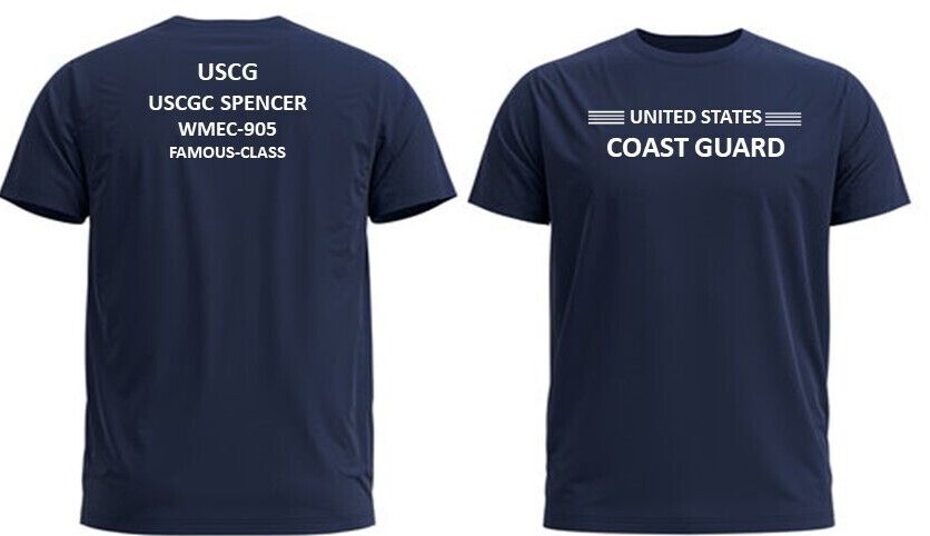USCGC ESCANABA WMEC-907 * FAMOUS CLASS *2-SIDED PERFORMANCE POLYESTER SHIRT