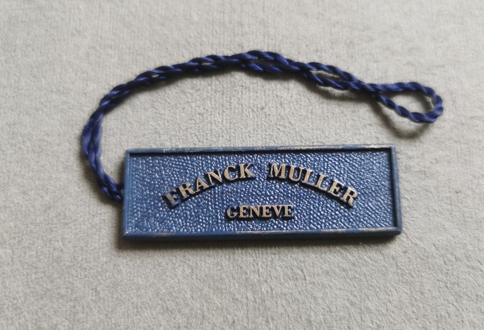 Franck Muller Vintage T2 plastic rectangular blue tag very good