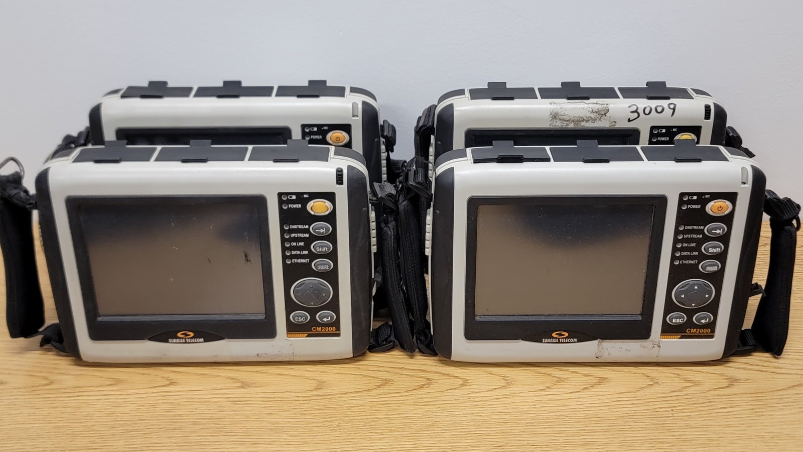 Sunrise Telecom CM2000 RF Testing Meters - Lot Of 4 - For Parts Or Repair