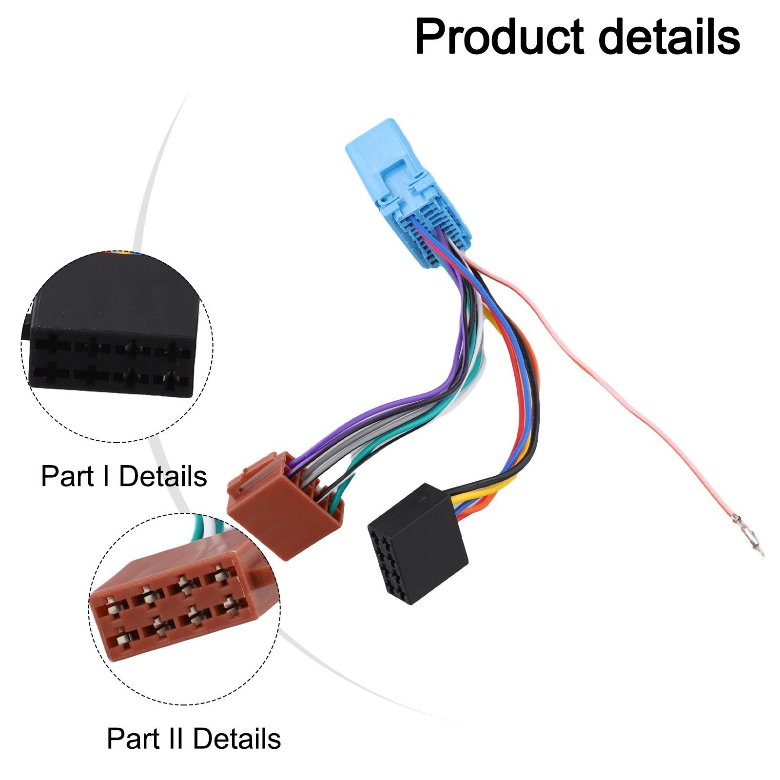 Audio Stereo Wiring Adapter for Honda and For Suzuki ISO Compatible Harness
