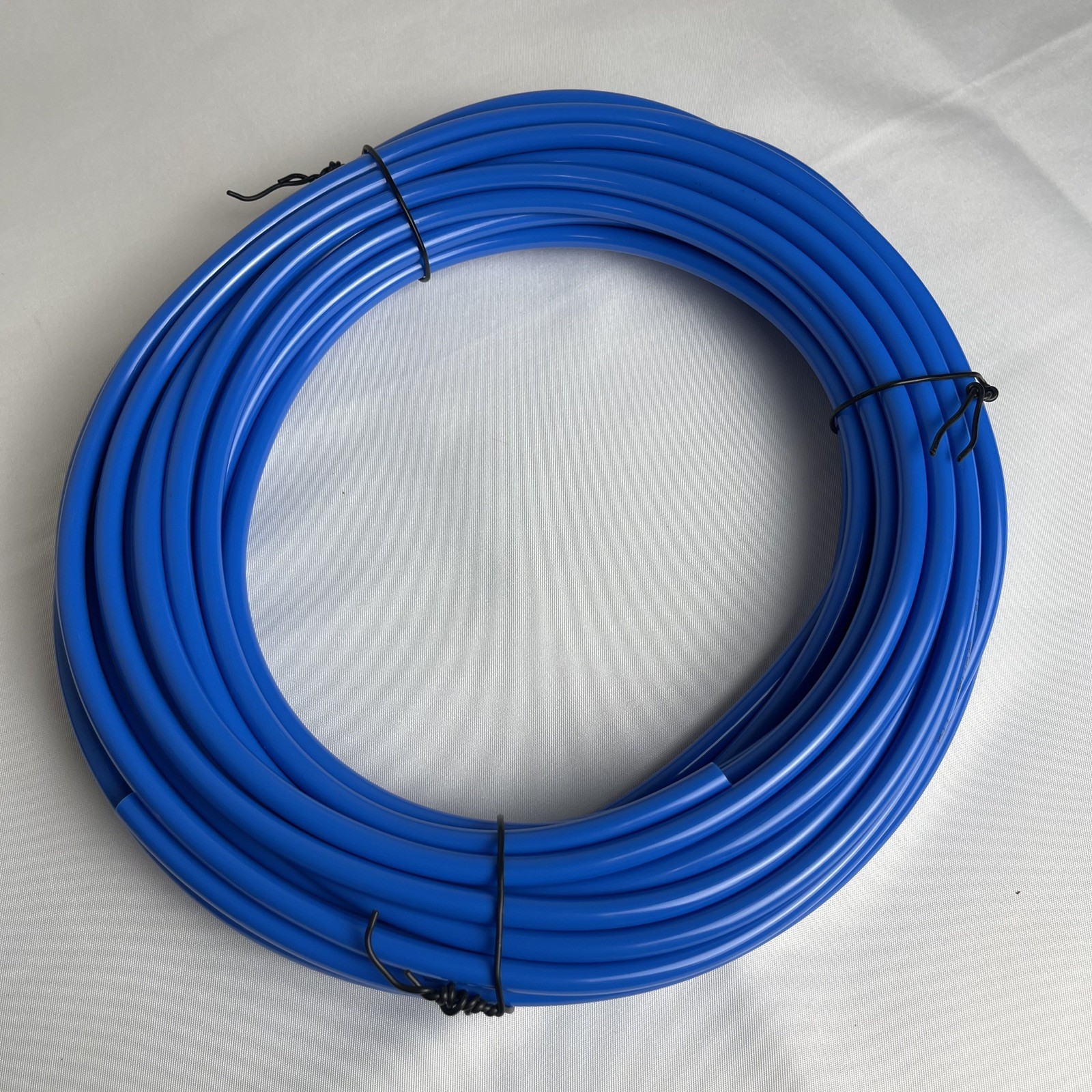 Pneumatic Tubing (Blue) With Connectors PU Air hose Pipe 6mm OD 4mm ID 12m