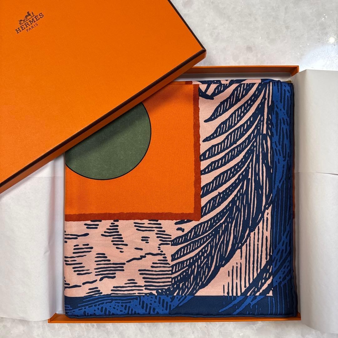 HERMES Carré 90 Silk Cavalier en Formes