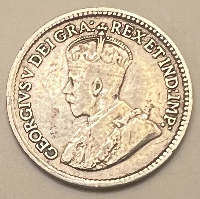 1918 🇨🇦 Canada  5 Cents Silvers Coin KM#22 - Combined Shipping - Lot D10c