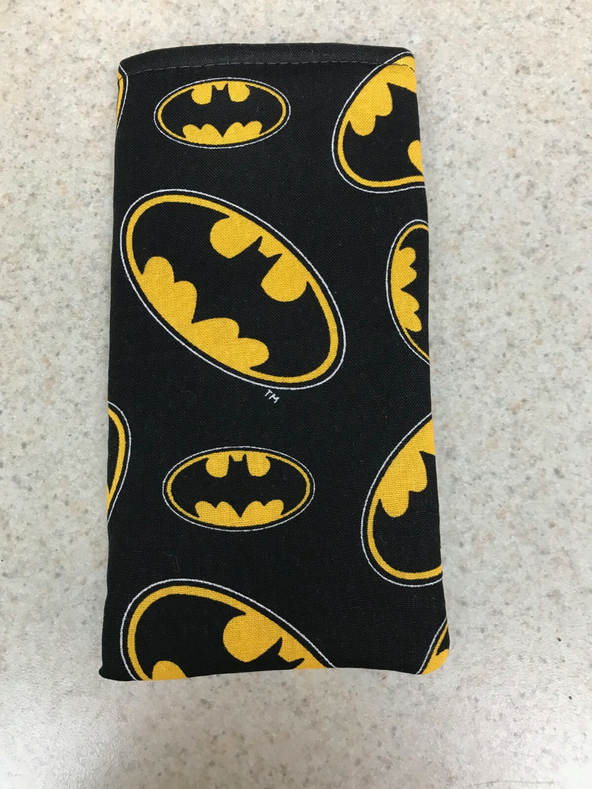 Eyeglass / Sunglass Soft Fabric Case - Batman on Black - Great for Kids & Adults