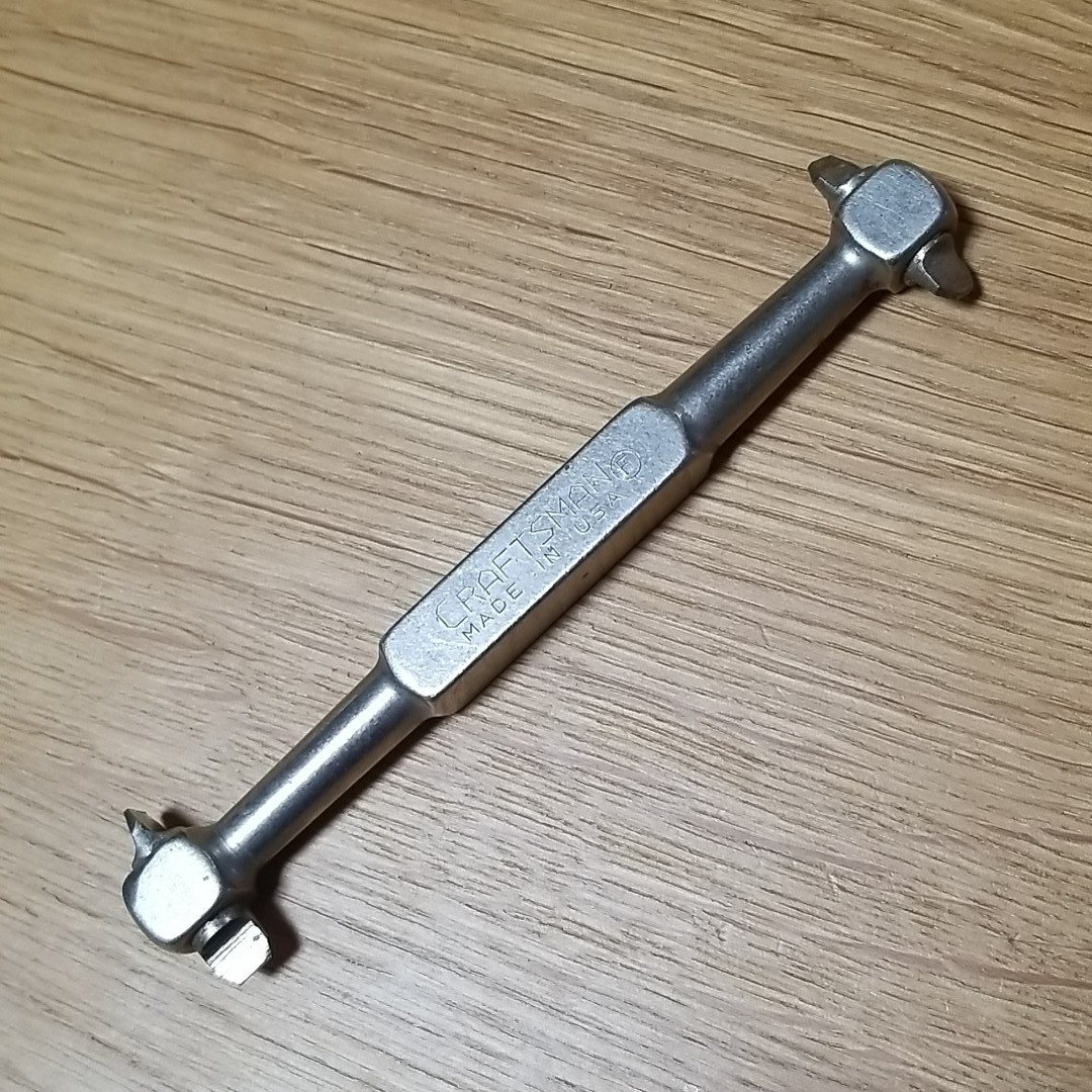 Vintage Craftsman 4 Way Flat Slotted Offset Screwdriver Made in USA