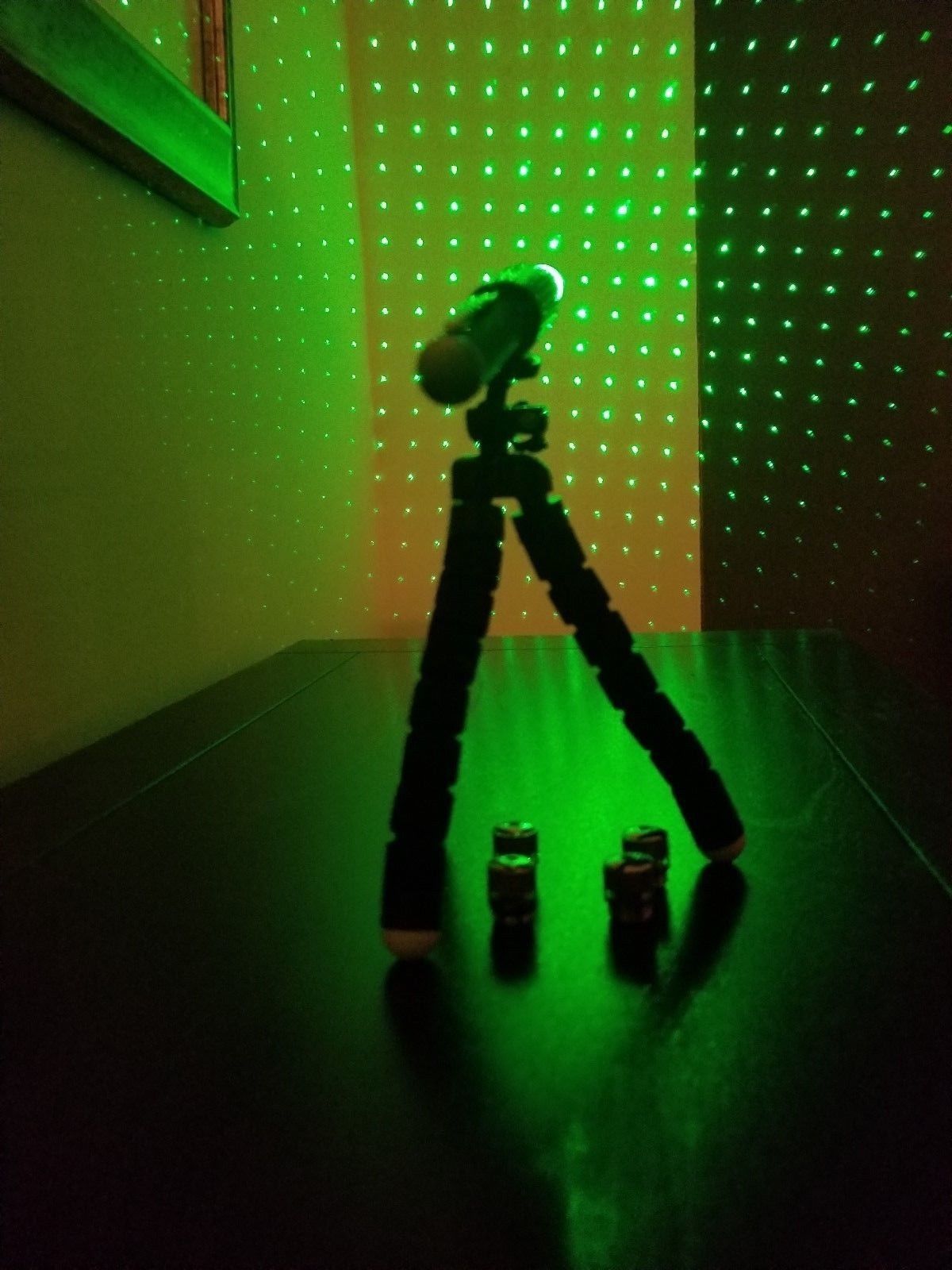 Ghost Hunting Paranormal Kit Green 6n1  GRID PEN + HOLDER +FLEXIBLE TRIPOD