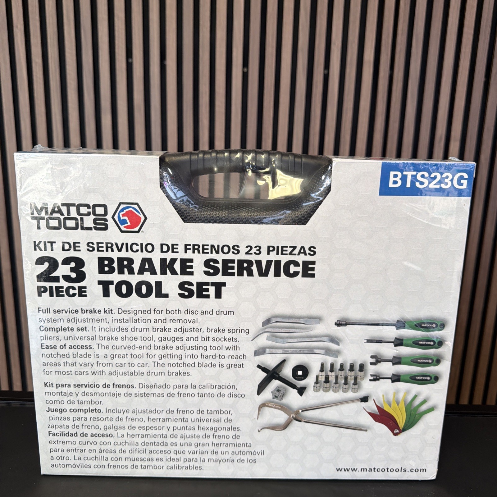 Matco Tools 23 Piece Brake Caliper Service Tool Set BTS23G NEW