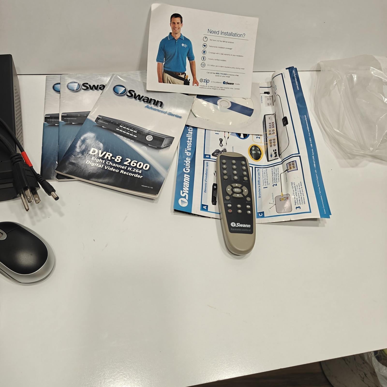 Swann DVR-8 2600 8-Channel H.264 Security DVR Powers On Untested
