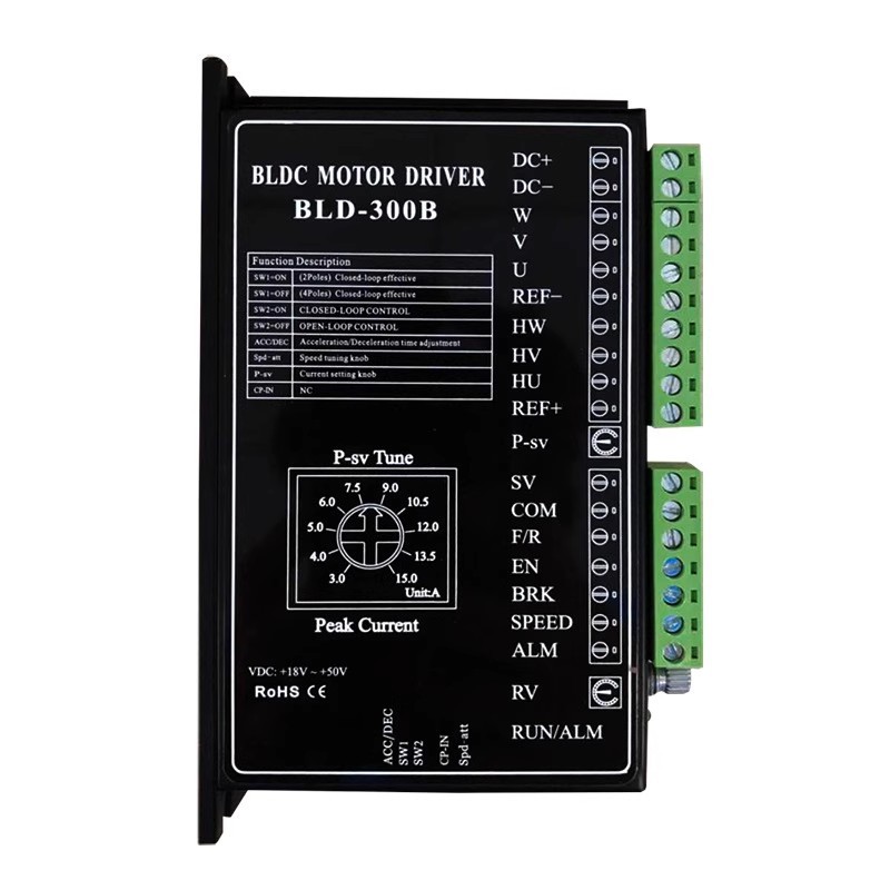 BLD-300B Motor Driver 300W 18V-50V Brushless DC Motor Driver Controller CNC