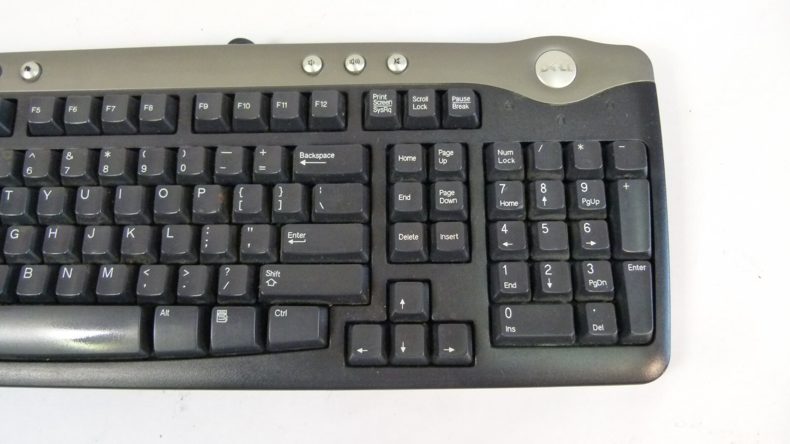 Dell SK-8125 USB 104-Key Black/Silver Wired USB Multimedia Keyboard