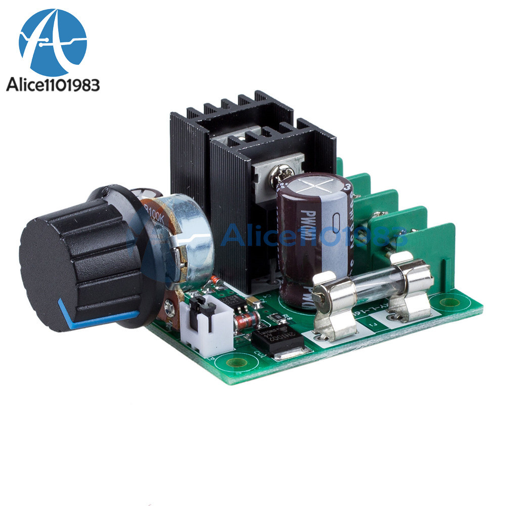 12V~40V 10A PWM DC Motor Speed Control Switch Controller Volt Regulator Dimmer