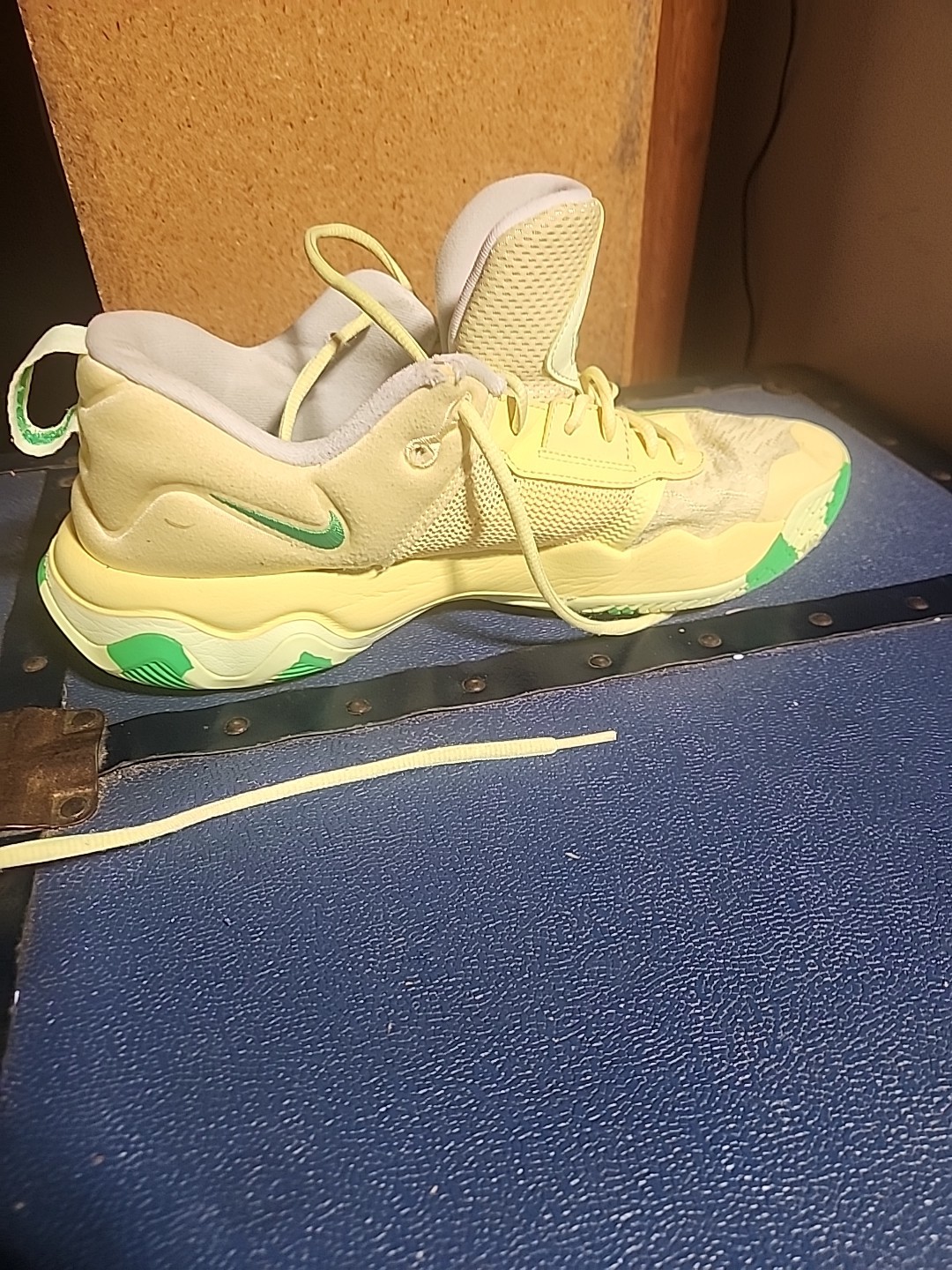Nike Mens Giannis Immortality 3 Basketball Shoes Yellow/Green Size 11 .5