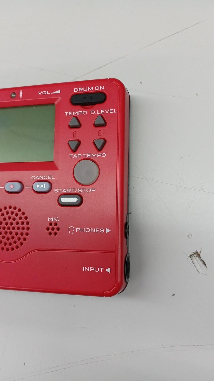 KORG BEAT BOY Drum Machine Recorder Tuner Samplers Red Recode Tuner Effector