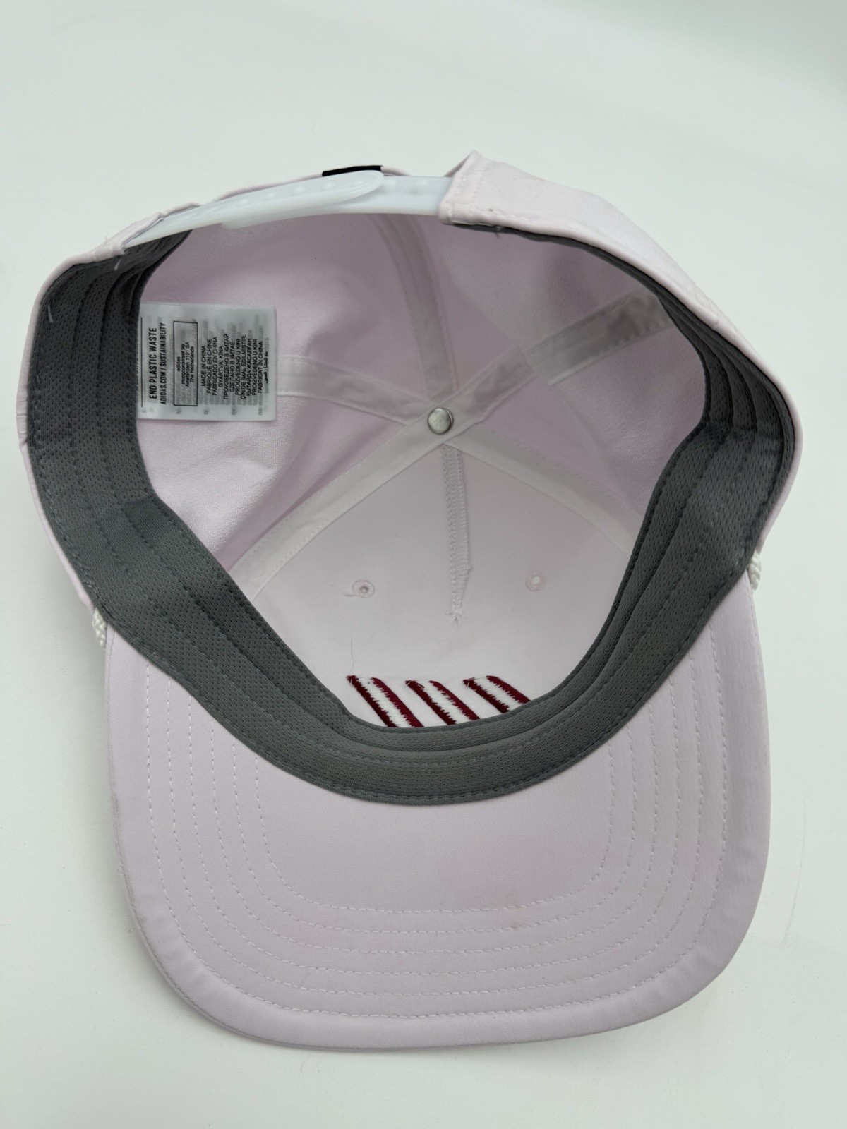 Adidas Woman’s Golf Standard 5 Panel Pink Adjustable Hat EUC