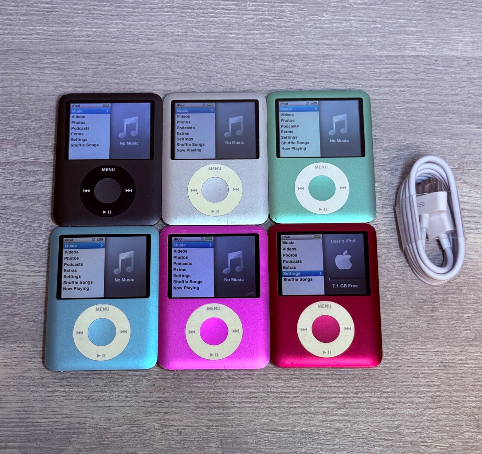 Apple iPod Nano 3rd Generation 4GB 8GB - All Colors Fast Shipping  NEW BATTERY