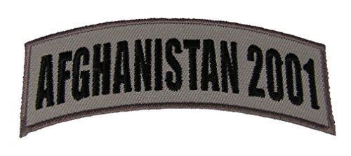 AFGHANISTAN 2001 GREY GRAY ACU STYLE ROCKER PATCH ARMY OEF ENDURING FREEDOM