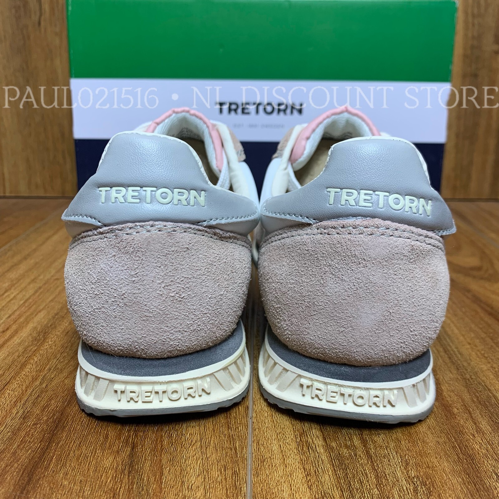 TRETORN Women's Rawlins Retro Sneaker Shoes ~ Blush ~ Various Sizes