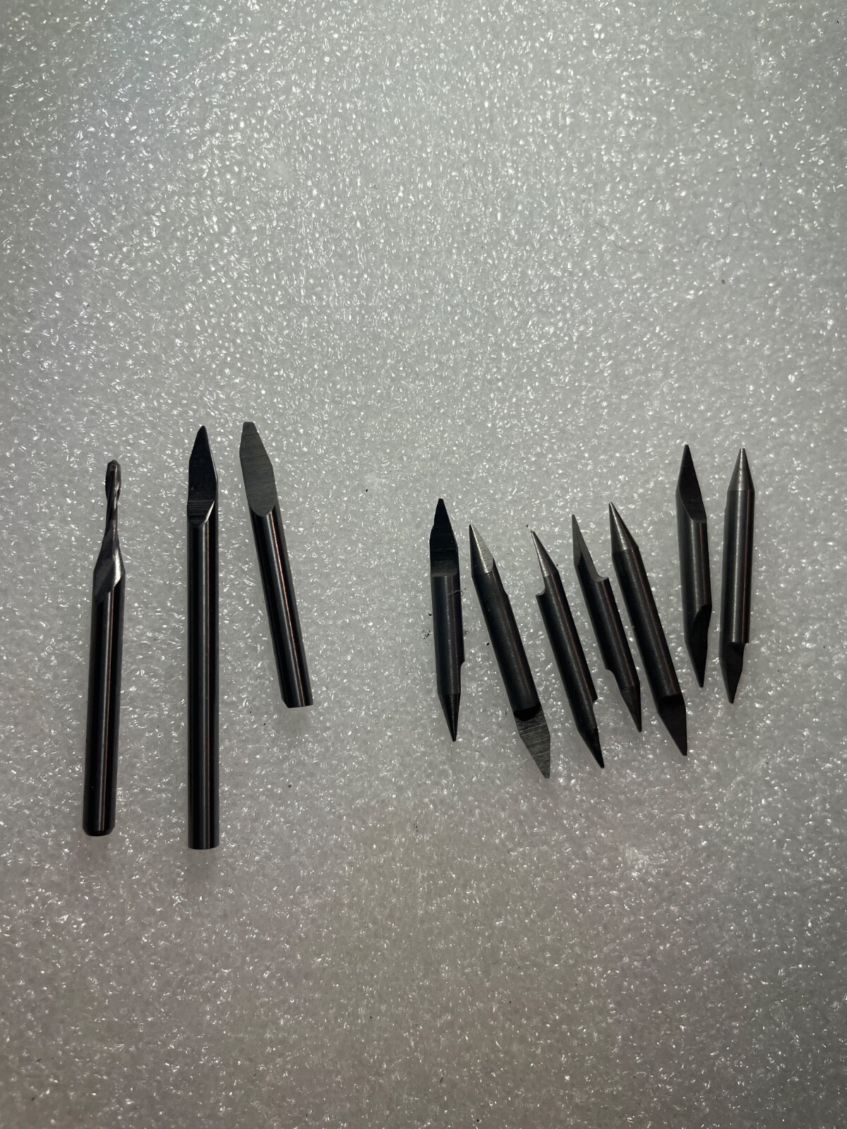 10X MIX LOT  Carbide  1/8  Engraving Bits CNC Router Tool V-shape
