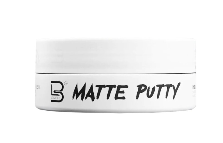 L3VEL3 Hair Styling Matte Putty 5oz. | Medium Hold, Matte Finish