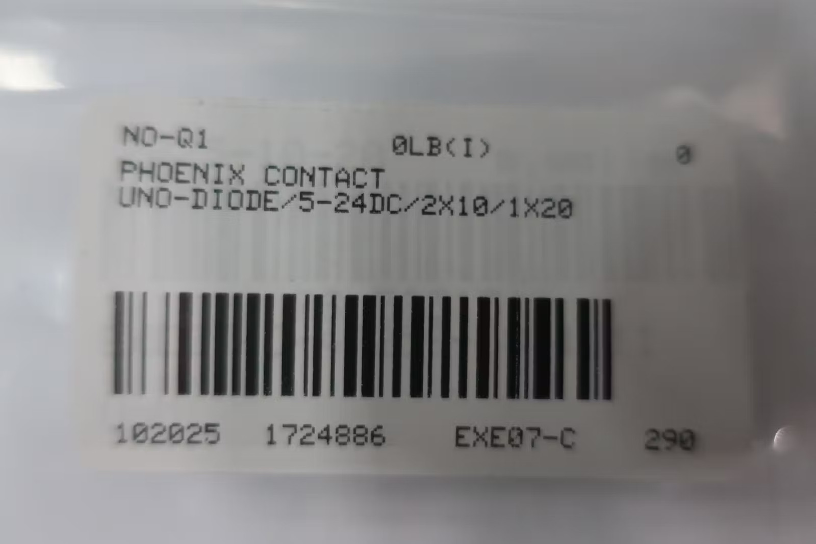 Phoenix Contact UNO-DIODE/5-24DC/2X10/1X20 Redundancy Module