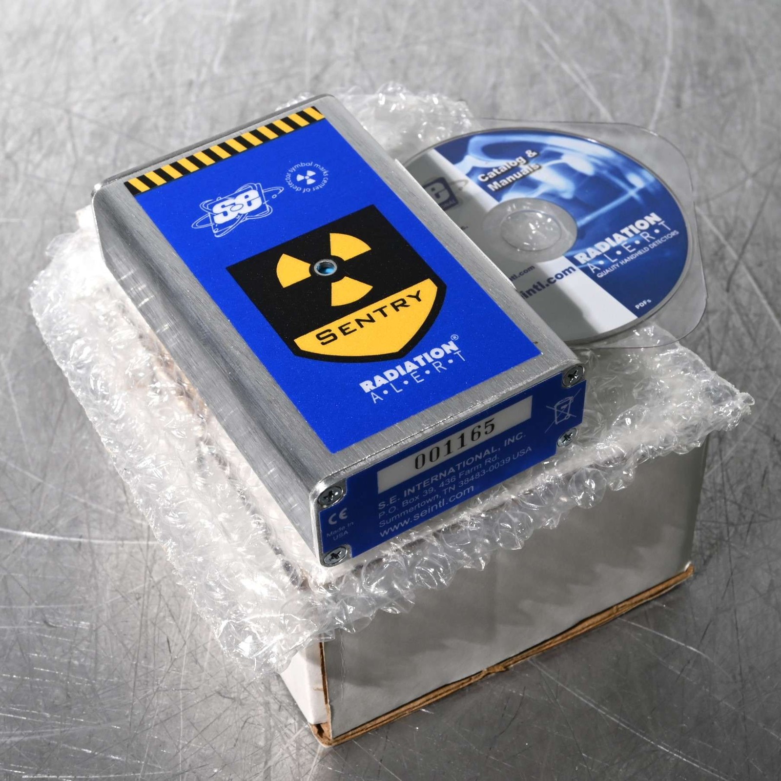 NEW SE International Sentry EC Radiation Dosimeter Alarming Ratemeter Geiger