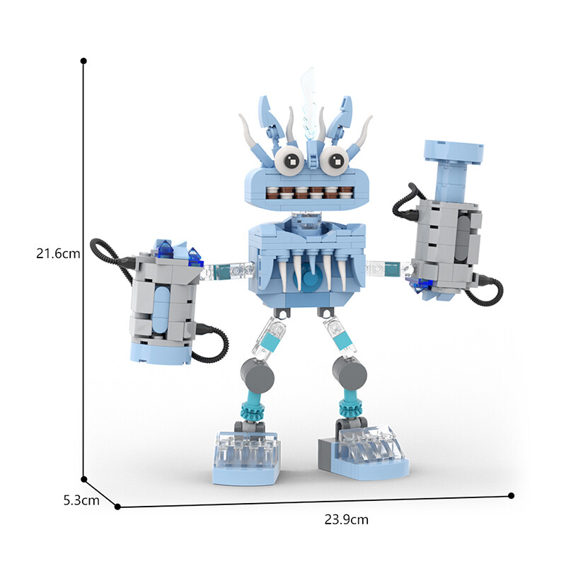 Wubbox Monster DIY Model Bricks Game Character MOC Building Blocks Set Toys Gift